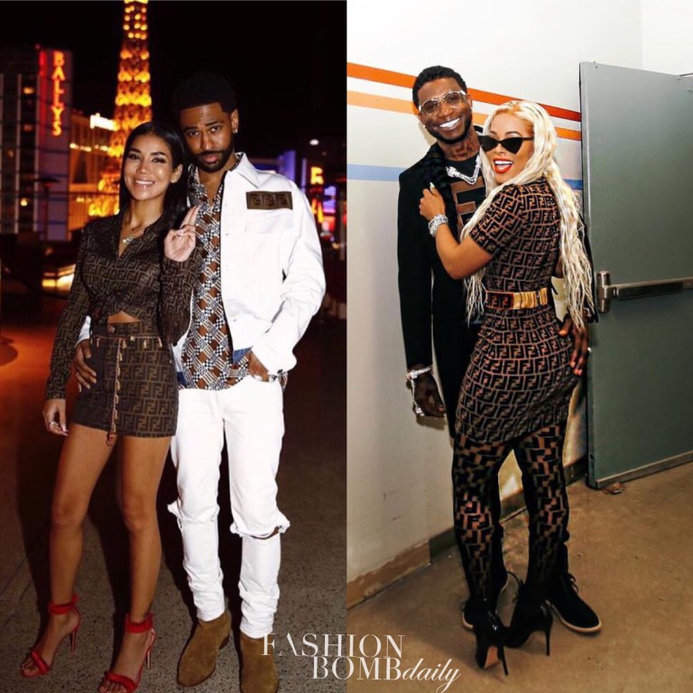 Who Wore It Better Fashion Bomb Couples Edition: Keyshia Ka’oir & Gucci Mane vs. Jhene Aiko & Big Sean Wearing the Fendi Monogram Trend