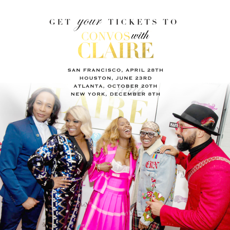 Save the Date: Conversations with Claire 2018 San Francisco, Houston, Atlanta, New York and More!