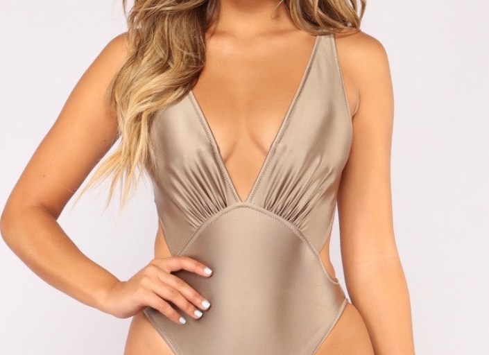 Bomb Product of The Day: Fashion Nova’s Khaki Wave Into Deep Swimsuit