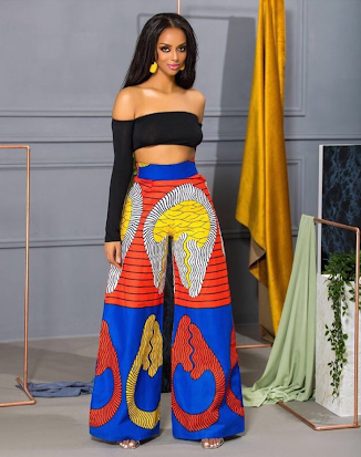 Bomb Product of The Day: Grass Field’s Gavivi African Print Wide Leg Pants