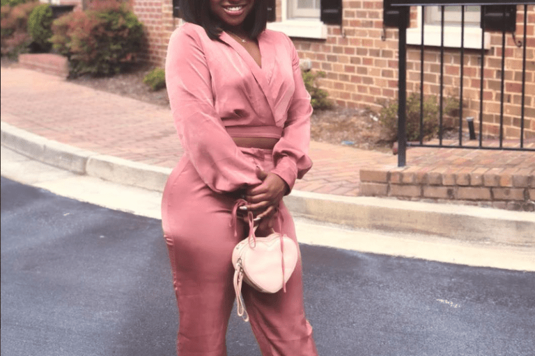 Get The Look: Reginae Carter’s Pink Fashion Nova Satin Co-Ord Set