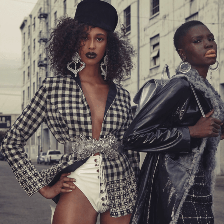 Fashion Bomb Exclusive Editorial: “Pull Up” Adeng & Abla by Ben Duggan Styled by Michael Mann for BeautyLifeFun