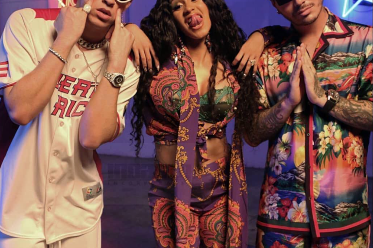 Cardi B Wears Alejandro Collection, Michael Costello and Marc Jacobs in ‘I Like it’ Music Video Featuring Bad Bunny and J Balvin