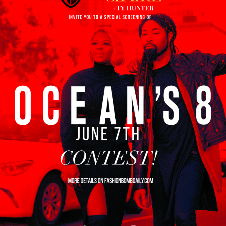 Fashion Bomb VIP Contest: Cocktails with Claire x Ty Hunter Ocean’s 8 Screening in New York City!