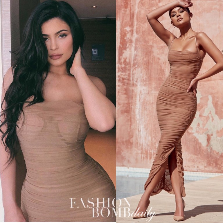 Get The Look: Kylie Jenner Flaunts Her Post-Baby Body in a $210 House of CB Tulle Dress