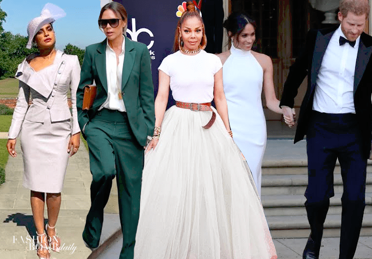 Look Of The Week: Meghan Markle in Stella McCartney, Priyanka Chopra in Vivienne Westwood, Janet Jackson in Rami Kadi, and More!