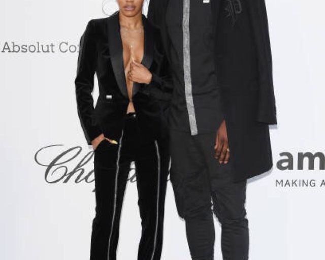 Fashion Bomb Couple: Teyana Taylor & Iman Shumpert Rock Philipp Plein Threads at the amfAR Cannes Gala