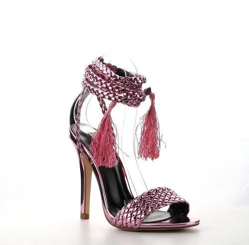 Bomb Product of The Day: Twelve AM Co.’s “Athena” Metallic Pink Sandals