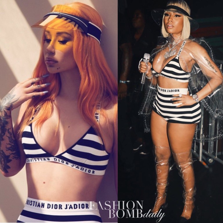 Who Wore It Better? Nicki Minaj or Iggy Azalea in Christian Dior’s SS18 Shorts Set