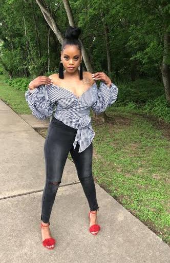 Bomb Product of The Day: I Am So Kate’s “Plaid Off The Shoulder Top”.