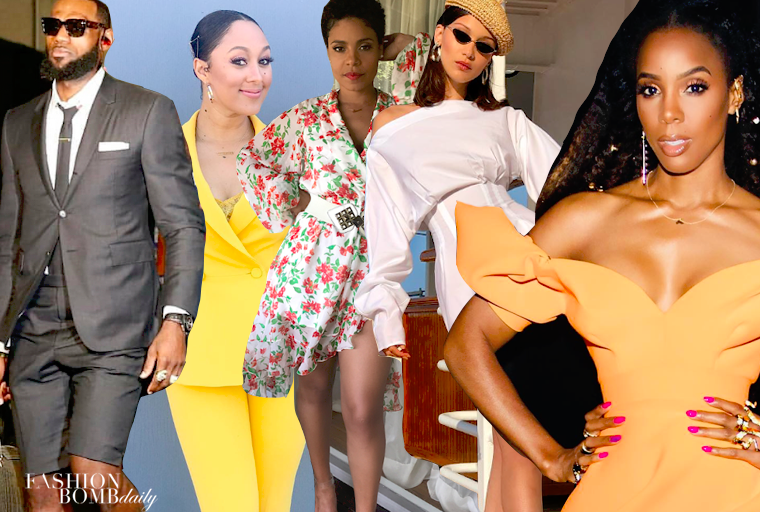 Look of the Week: Kelly Rowland in Cappellazzo Couture, Tamera Mowry in Zara, Lebron James in Thom Browne, and More!