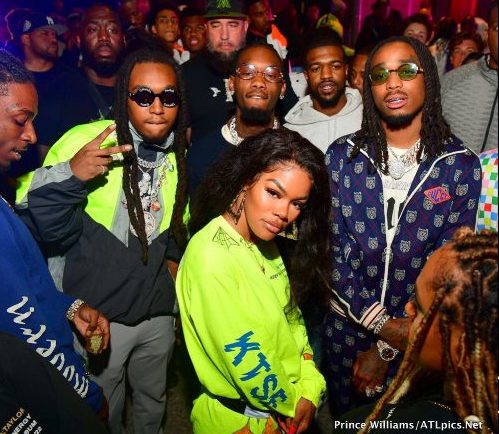 On The Scene: Teyana Taylor’s Album Release Party in LA with Migos Wearing Gucci, Remy Ma Wearing Michael Kors, Kim Kardashian Wearing Yeezy, and More!