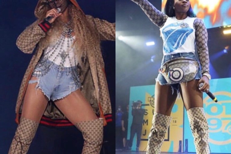 Who Wore It Better? Beyoncé Or Remy Ma in $1,790 Gucci Over-The-Knee Boots