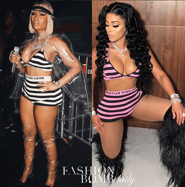 Who Wore it Better? Nicki Minaj vs. Keyshia Kaior in Dior’s Spring 2018 Striped Set