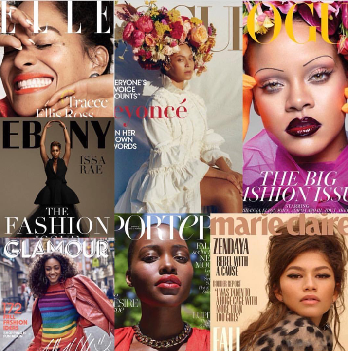 September 2018 Issues are All About Black Girl Magic: Beyonce on Vogue, Tiffany Haddish on Glamour, and More!