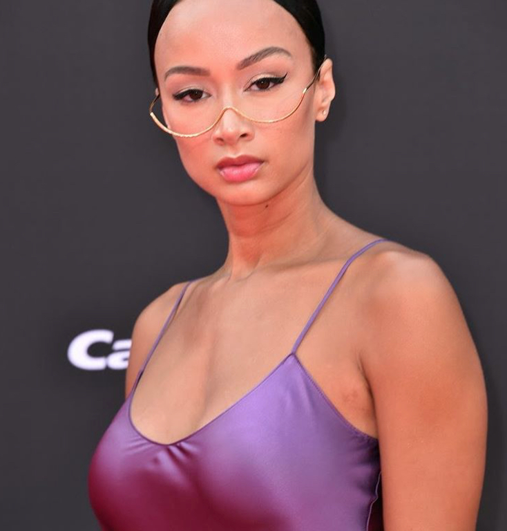 Splurge: Draya Michele Rocking $125 Vida Kush “Mini U Shaped Wire Glasses”