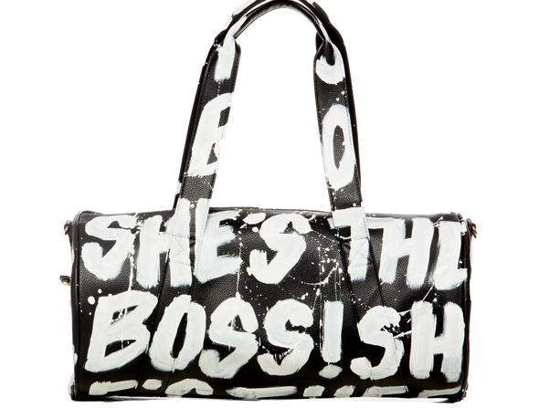 Bomb Product of The Day: These Pink Lips “She’s The Boss” Leather Duffle Bag