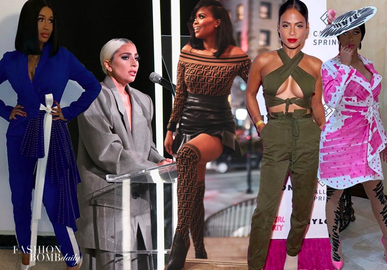 Look of the Week: Cardi B in Moschino and Valery Kovalska, Lady Gaga in Marc Jacobs, Christina Milian in Alice McCall, and More!