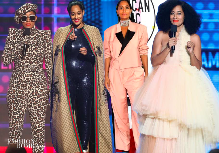 Tracee Ellis Ross Wears All Black Designers to Host the 2018 American Music Awards: Pyer Moss, La Vie by CK, Balmain, Sergio Hudson, and More!