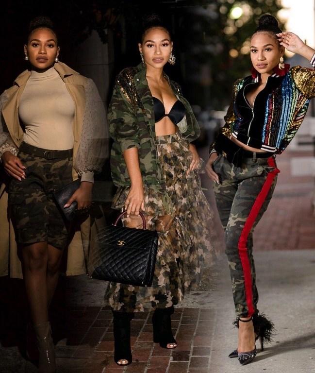 Veteran’s Day Street Style Mayhem: Camo Is The New Denim by Traci Evans