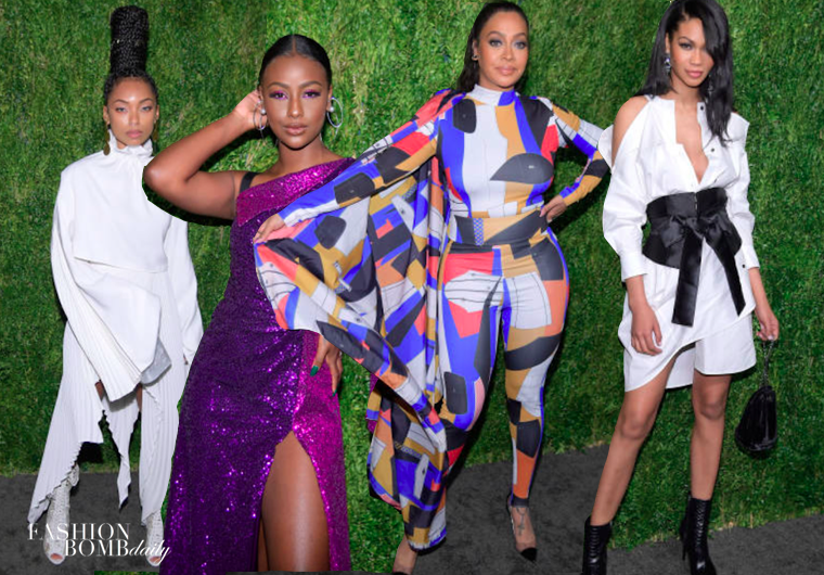 The Hottest Looks From Vogue’s 15th Annual CFDA Fashion Fund Party with Lala Anthony in Pyer Moss, Justine Skye in Prabal Gurung, Chanel Iman in Ji Oh, and More!
