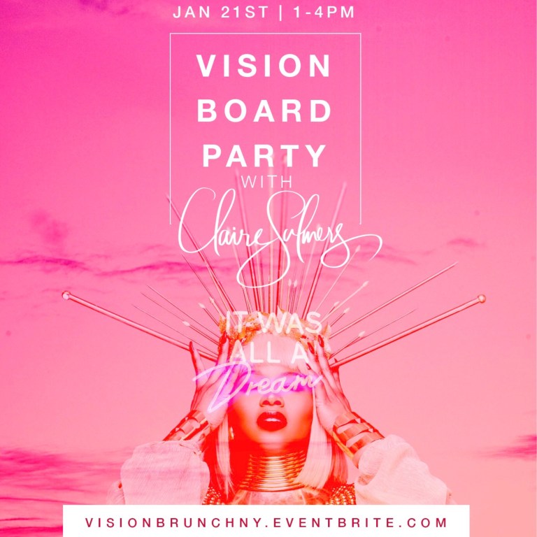 Tomorrow, January 21st: Our Vision Board Brunch! RSVP at VisionBrunchNY.eventbrite.com