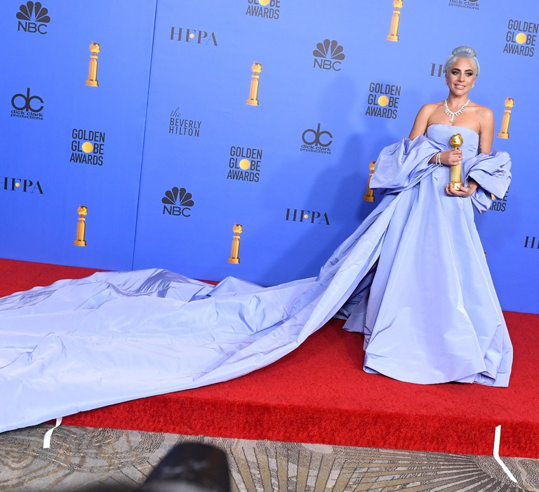 On the Scene at the 2019 Golden Globes: Lupita Nyong’o in Calvin Klein, Lady GaGa in Valentino, Taraji P. Henson in Vera Wang, Regina Hall in Alberta Ferretti, and more!