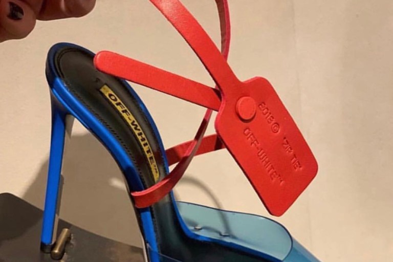 Bomb Product of the Day: Off-White Zip Tie Mule Pumps