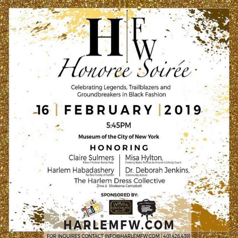 New York Event Alert: Save the Date for Harlem Fashion Week on Saturday, February 16th!
