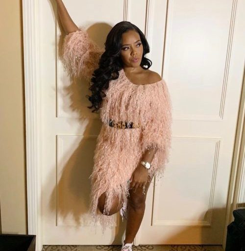 Angela Simmons is an Absolute Doll In Fashion Nova Fringes!