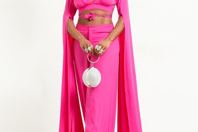 New Arrivals on BeautyLifeFun Shop: Sai Sankoh’s Pink and Blue Crop Top and Pants Sets