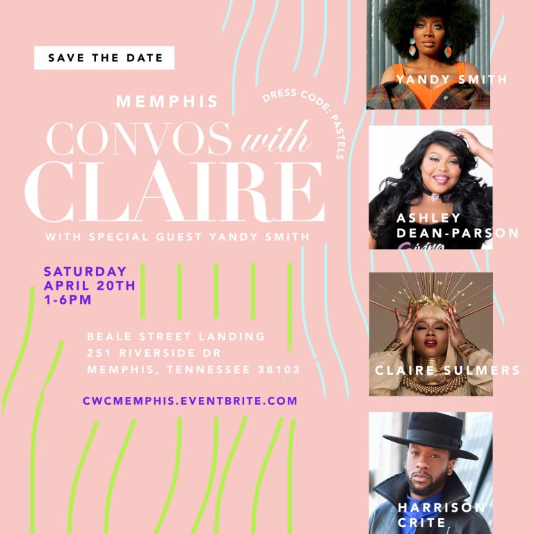 Upcoming Events: Convos with Claire Memphis, Curltastic, and More!