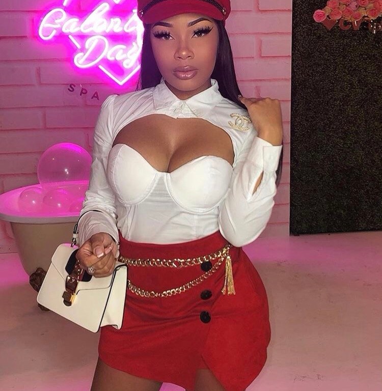 Aaliyah Jay Kept It Trendy in her White Fashion Nova Top!