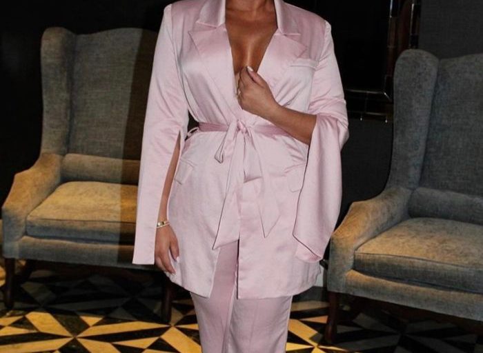 Adrienne Bailon Slayed in this Blush Fashion Nova Set!