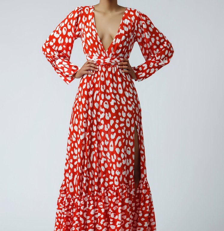 Bomb Product of the Day: Hanifa’s Red Printed ‘Alia’ Dress!
