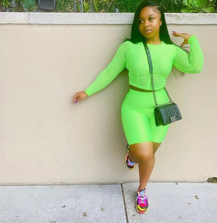 Reginae Carter Proves Just Why Neon Is So In for the Summer in this Fashion Nova Set