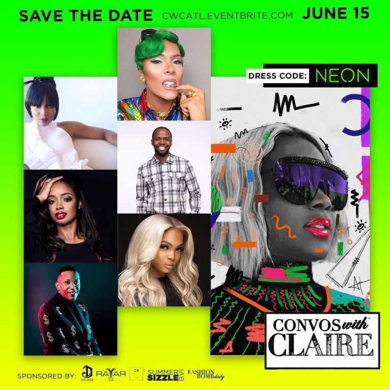 Convos with Claire is Coming to Atlanta June 15th-16th!!! Bring Your Best Neon Look for a Chance to Win a Trip to Summer Sizzle British Virgin Islands!