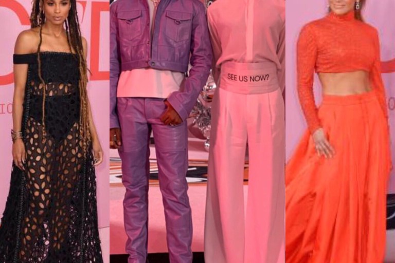 On the Scene at the 2019 CFDA Awards: Top Looks from Ciara in Vera Wang, Jennifer Lopez in Ralph Lauren, Kerby-Jean Raymond of Pyer Moss and Guests in Pyer Moss, and More!