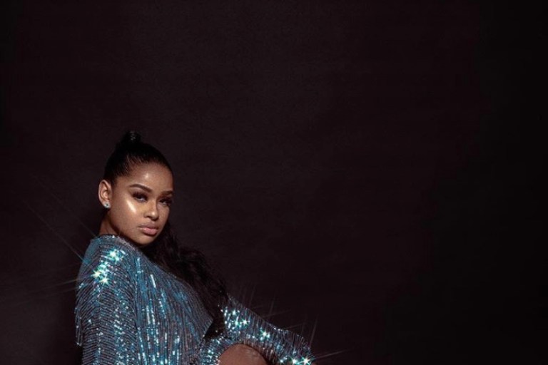 Taina Williams Sparkled Bright in Her Fashion Nova Sequin Dress