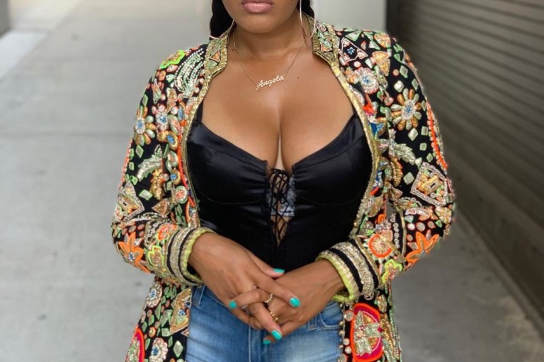 Angela Simmons Served a Bomb Look in a Khosla Jani Coat