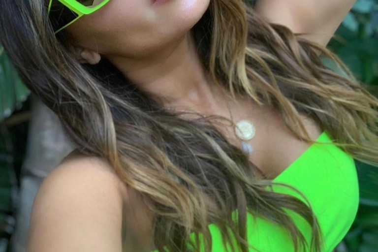 Adrienne Bailon Gave Us Neon Vibes in a Fashion Nova Look!