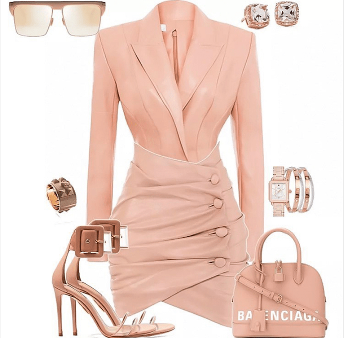Fall 2019 Style Inspiration: Monochrome Pink Leather with Balenciaga and House of CB by @StyledByJovon