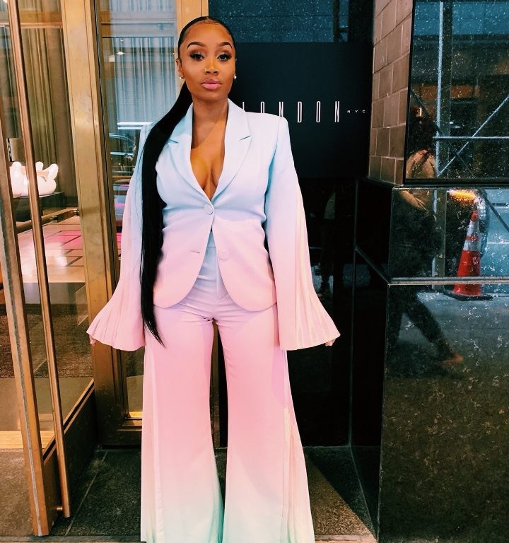 Mega Bombshell Jerrika Karlae Took Over BeautyLifeFun’s IG for NYFW Day 1 Wearing Christian Cowan