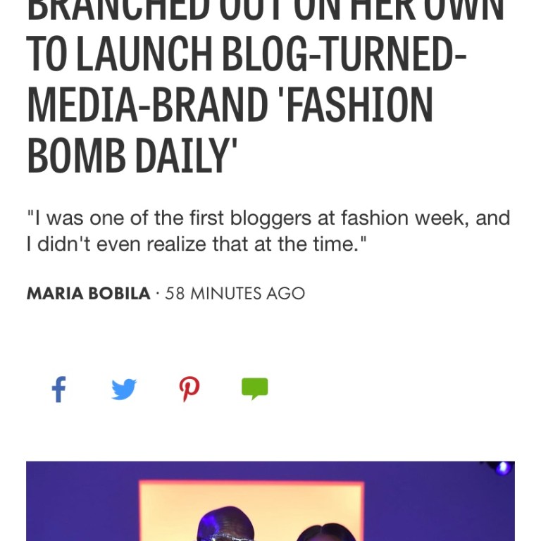 PRESS: Fashionista.com on How Claire Sulmers Launched Her Blog Turned Media Brand BeautyLifeFun