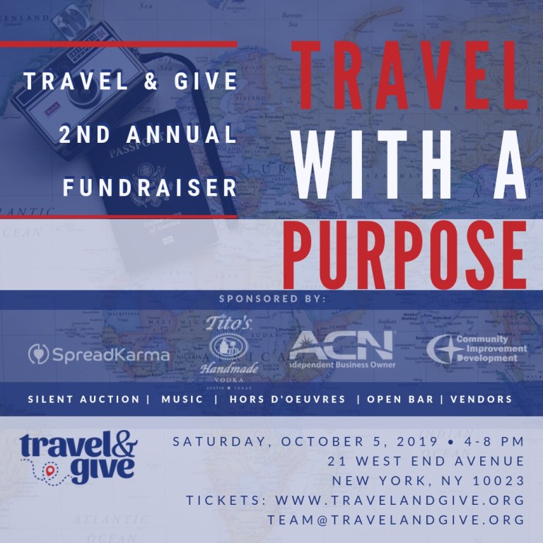 You Should Know: Travel & GIVE and Their ‘Travel With a Purpose’ Fundraiser Sponsored by Tito’s Handmade Vodka