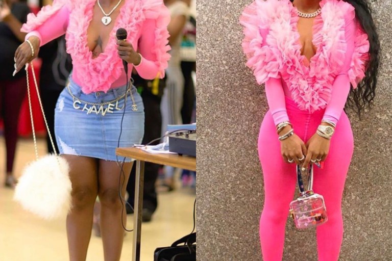 Who Wore It Better? Jayda Cheaves or Kash Doll in Fashion Nova’s Pink Ruffle Bodysuit