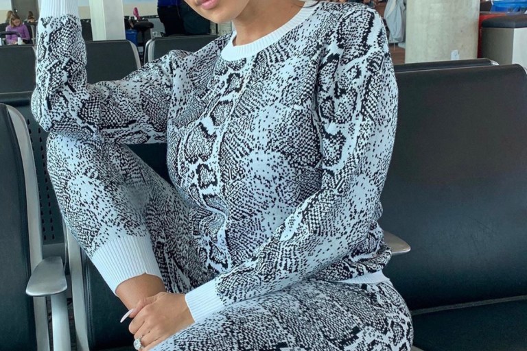Erica Mena Shows Off Her Travel Style in a Fashion Nova Set