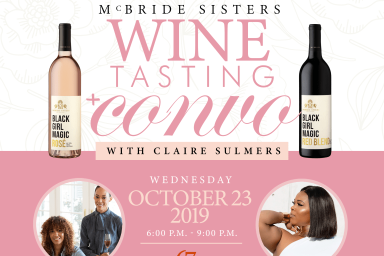 Upcoming Events: When Women Succeed in NYC October 20th, Wine & Sip with Black Girl Magic Wine October 23rd, Convos with Claire DC October 26th!