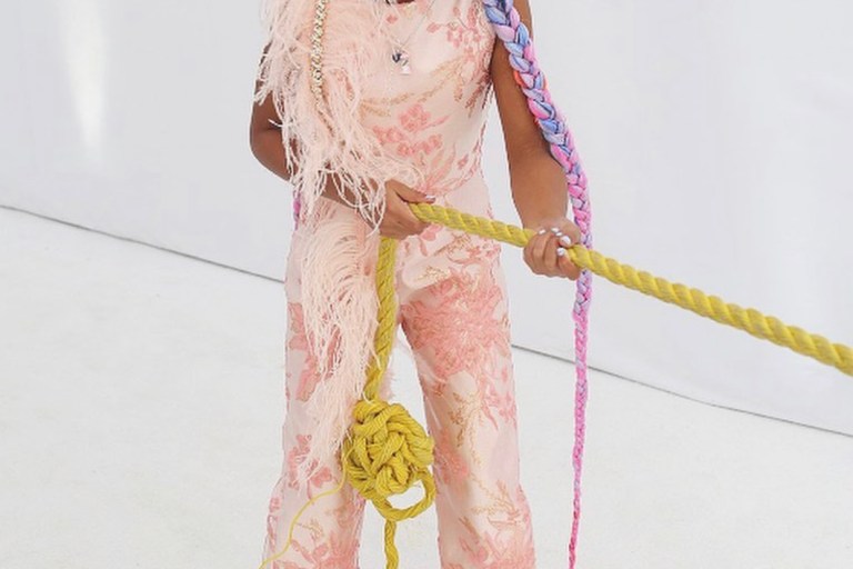 Beyoncé Shares Moments of  Blue Ivy in Pantora Mini at Her 7th Rose Gold Themed Birthday Party