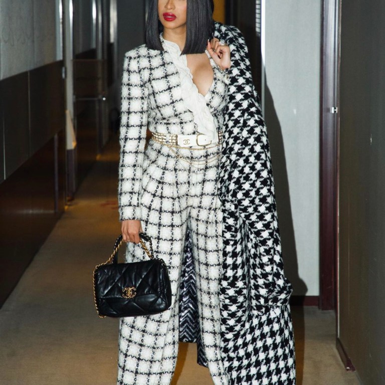 Fall 2019 Trend: Houndstooth as Spied on Cardi B, Claire Sulmers, and More + Where to Buy